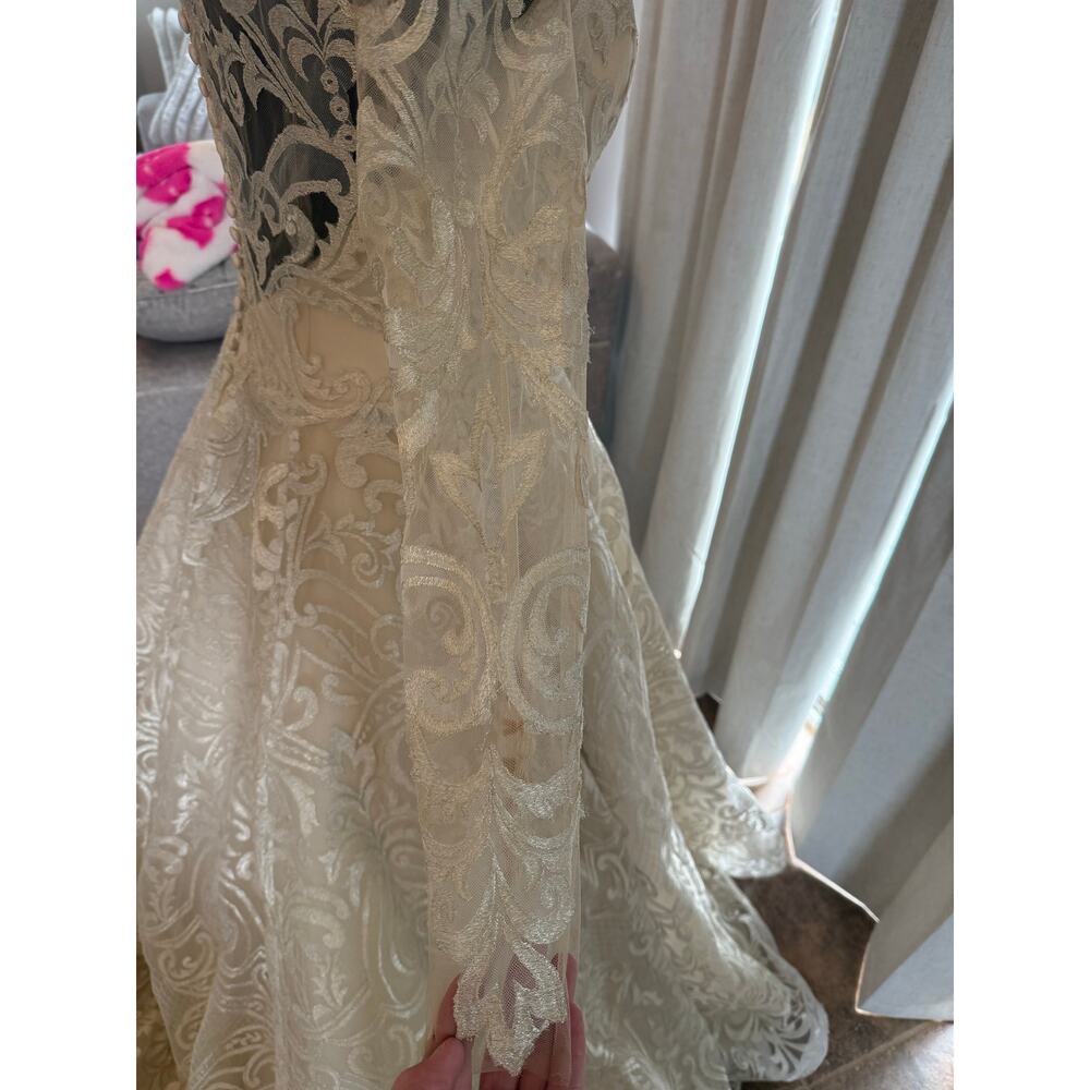Stunning Amare Couture Bridal Gemma Dress Size 8 - Picture 6 of 9